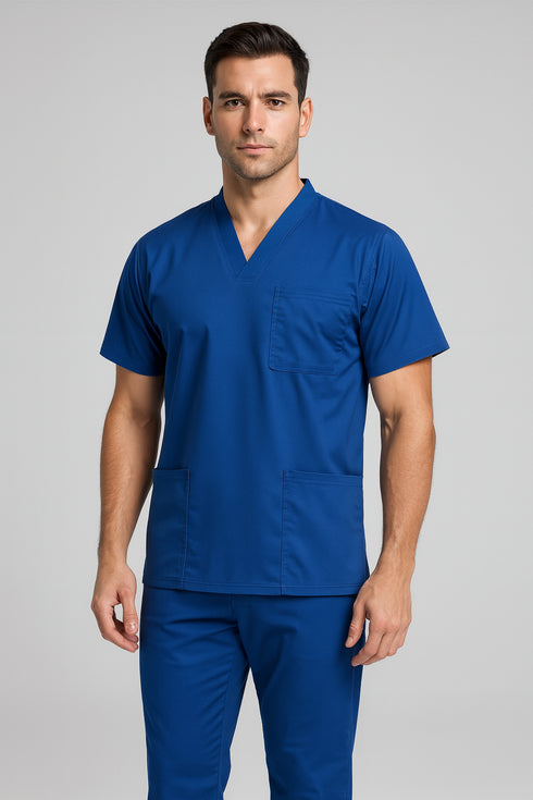 Men's 3-Pocket V-Neck Scrub